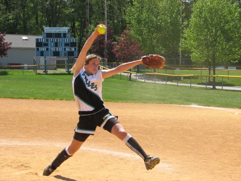 Pitcher in tracked "K" position