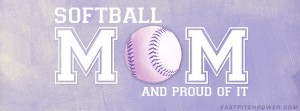 Softball Mom Facebook cover image
