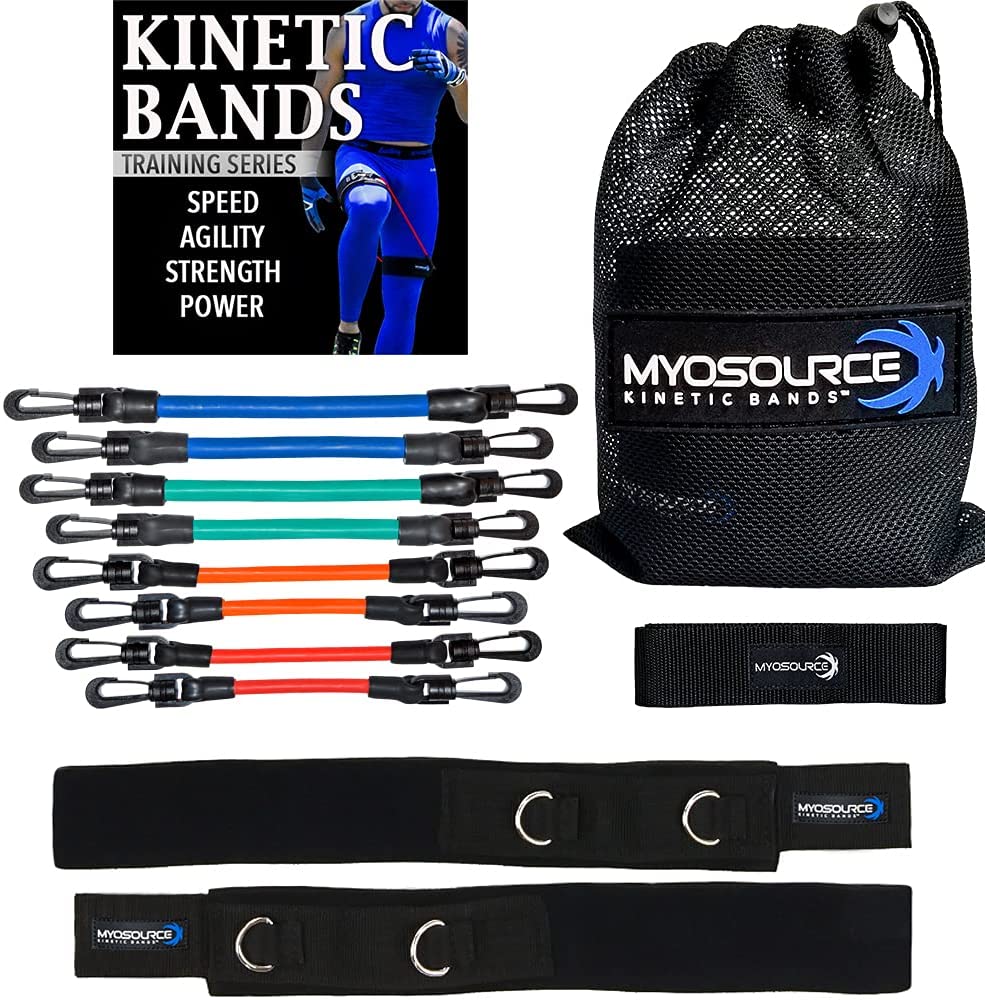 Kinetic Bands Leg Resistance Training Tool Sprint Speed Sports & Fitness 